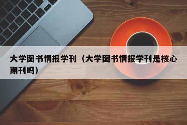 大学图书情报学刊(大学图书情报学刊是核心期刊吗)